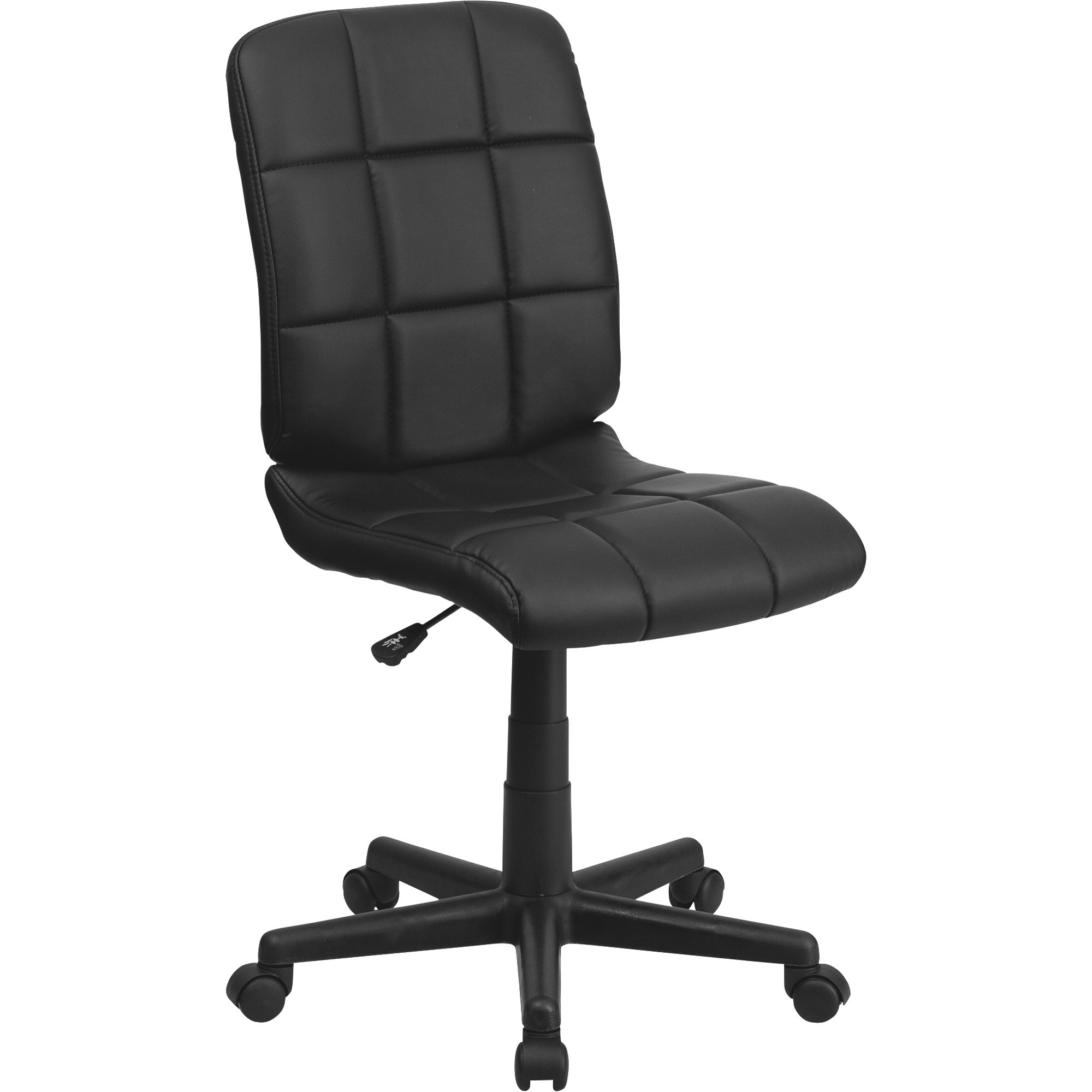 Flash Furniture Mid-Back, Swivel Task Chair, Black, 250-Lb. Capacity, Model# GO16911BK